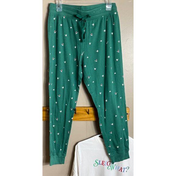 Wondershop Holiday Sleep Set 'Sleigh What?' Unisex Sleepwear Pajamas M/L - Picture 4 of 11